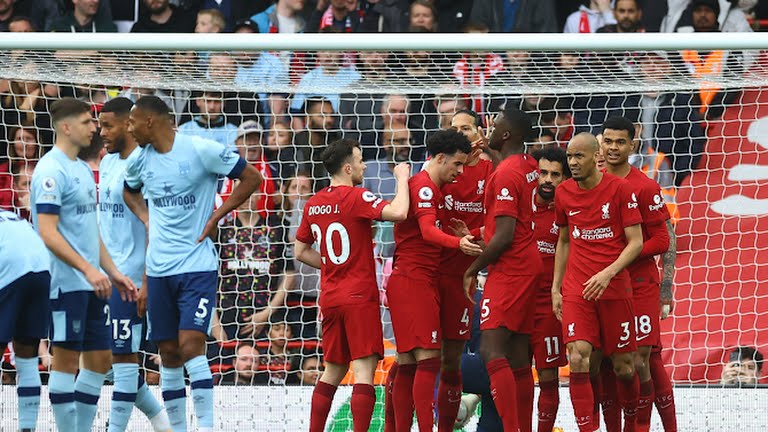 صلاح يقود ليفربول لتخطي برينتفورد