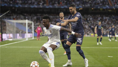 مانشستر سيتي يواجه ريال مدريد في قمة مباريات اليوم