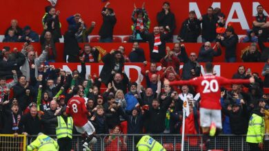 مانشستر يونايتد أول فريق أوروبي يصل إلى 55 مباراة